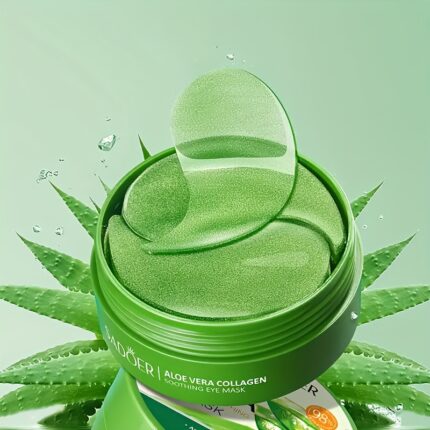 60pcs Aloe Vera Collagen Eye Masks