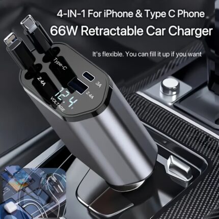 Car Charger 66W Fast Charging